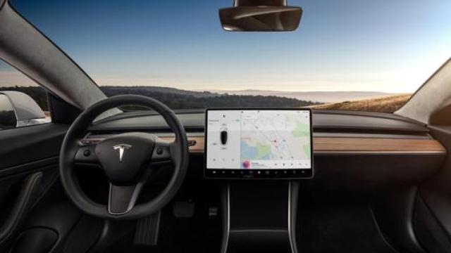 La plancia della Tesla Model 3
