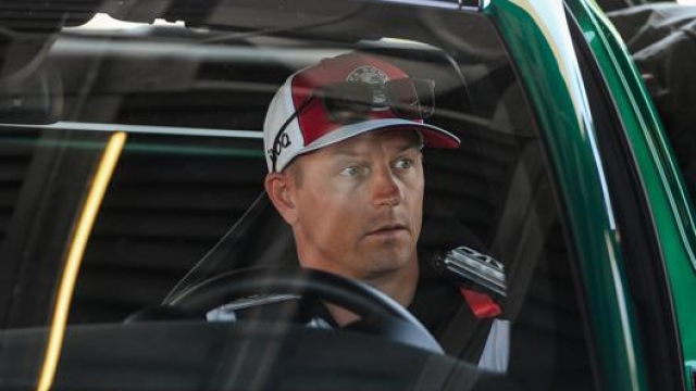 Il pilota finlandese sull’Alfa Romeo Giulia GTA