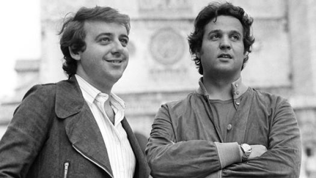 Cochi Ponzoni e Renato Pozzetto in una foto del 1972. Ansa