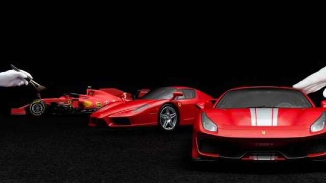 I modellini Ferrari prodotti nella nuova collezione di Amalgam