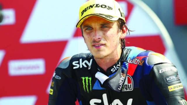 Luca Marini, 23 anni, è vice iridato della Moto2 e guida la Ducati del team Sky VR46