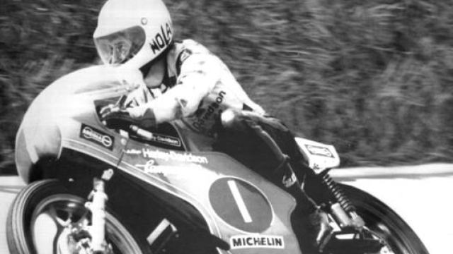 Walter Villa su Harley Davidson 250 nel GP della Cecoslovacchia 1976