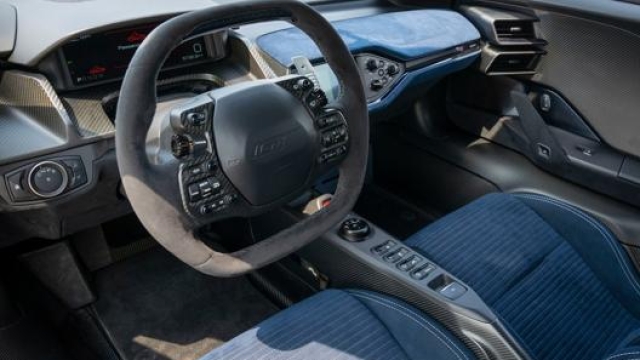 Gli interni della Ford GT Heritage Edition