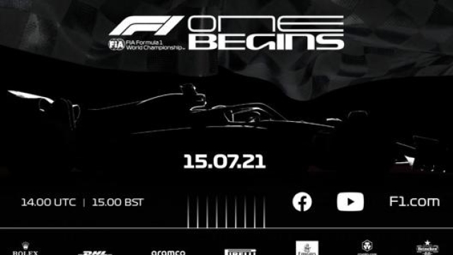 Il manifesto sul sito della Formula 1