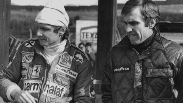 Carlos Reutemann con Niki Lauda