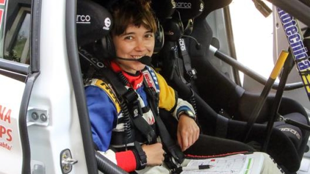 Giulia Paganoni, classe 1992, dal 2018 impegnata nei rally come navigatrice