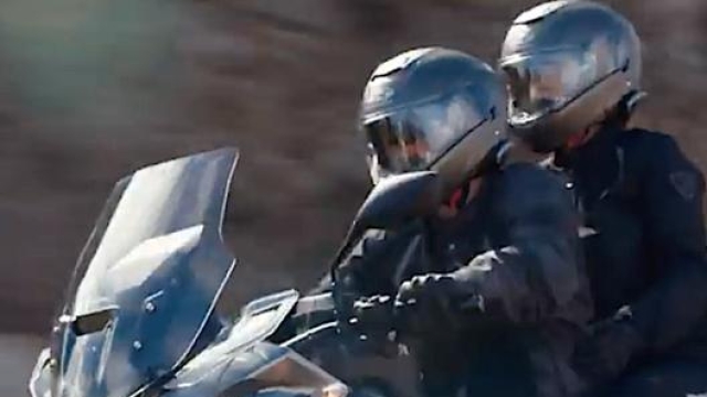 Un frame del video teaser dove si intravvede la nuova moto