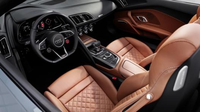 Gli interni Audi R8 V10 Performance Rwd iSpider