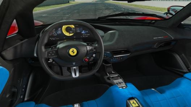 La visuale del guidatore della Ferrari Daytona SP3
