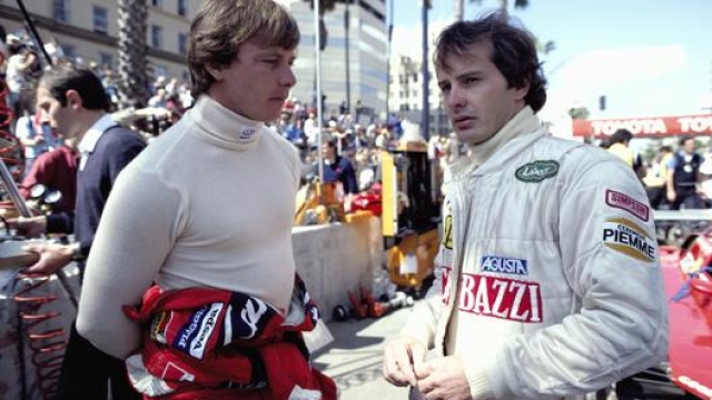 Didier Pironi e Gilles Villeneuve prima di una gara. Sky