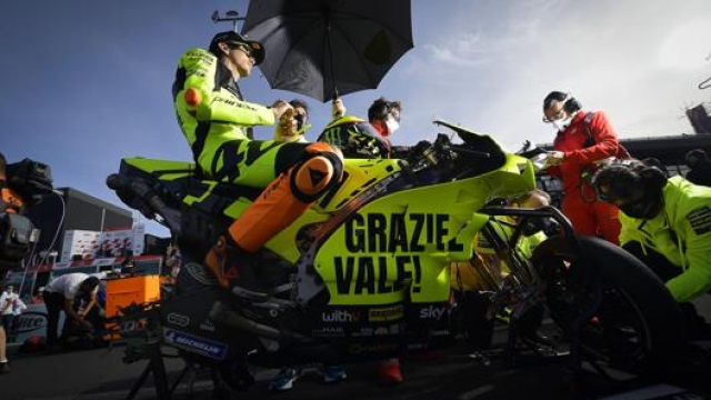 Valentino Rossi verso le ultime due gare della carriera in MotoGP. Epa