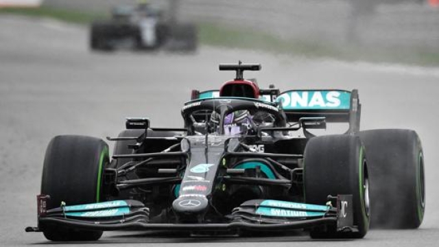 Lewis Hamilton sul circuito di Sochi