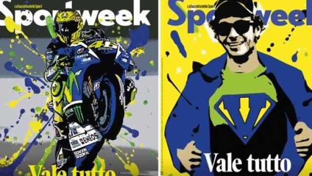 La doppia copertina di questo numero di Sportweek