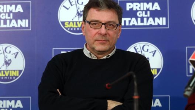 Giancarlo Giorgetti, Ministro dello sviluppo economico. Ansa