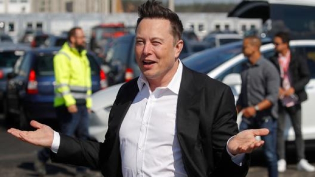 Elon Musk, amministratore delegato di Tesla. Afp