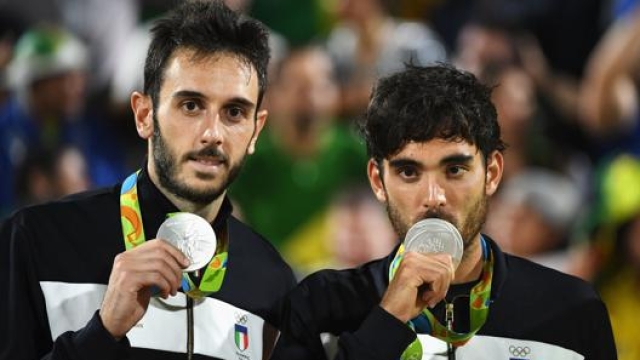 Paolo Nicolai (sx) e Daniele Lupo sul podio di Rio 2016