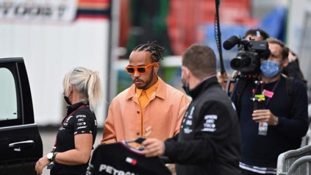 Lewis Hamilton a Zandvoort. Afp