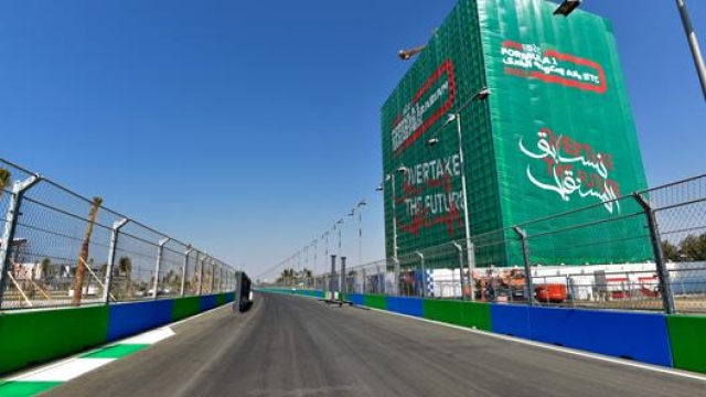 Uno scorcio del circuito di Jeddah. Afp