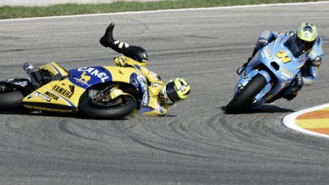 Valencia 2006, la scivolata fatale a Rossi. Afp