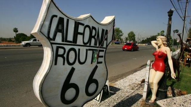 La mitica Route 66 qui nel tratto californiano