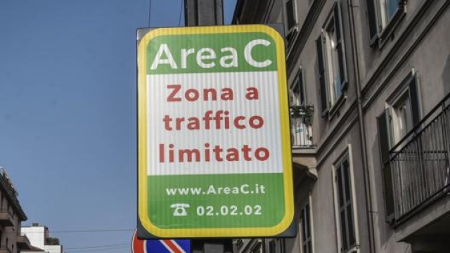 L’Area C corrispondente alla Cerchia dei Bastioni, il centro storico di Milano