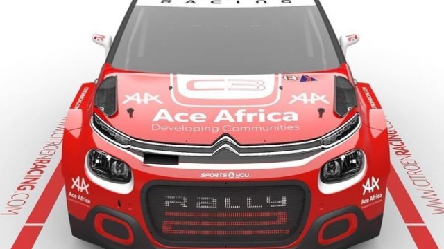 La Citroen C3 R5 con il richiamo ad Ace Africa (foto @officialandrevillasboas)