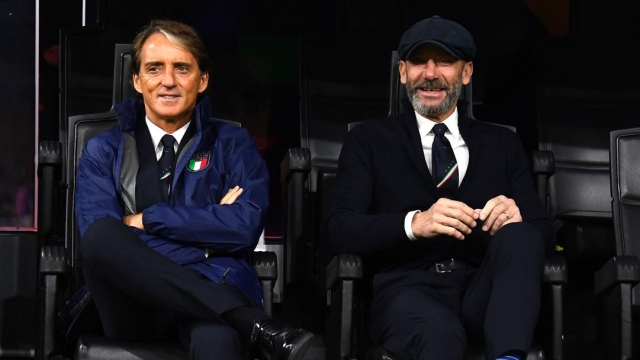 Roberto Mancini e Gianluca Vialli, 57 anni entrambi. Insieme hanno guidato la Nazionale al successo all'Europeo