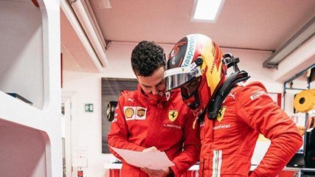 Sainz è salito per l’ultima volta al volante di una Ferrari a metà febbraio (foto @carlossainz55)