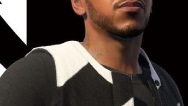 L’avatar di Hamilton nel gioco