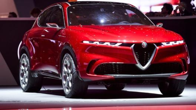 Il concept della Alfa Romeo Tonale mostrato a Ginevra nel 2019 durante l'era Fca. LaPresse