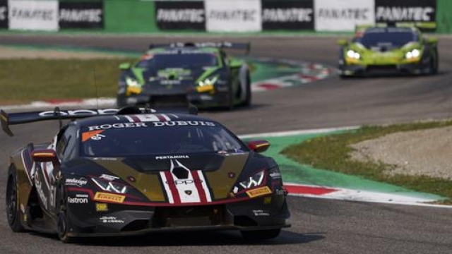 La Lamborghini Huracán numero 61 di Max Weering vincitrice di gara-1 a Monza