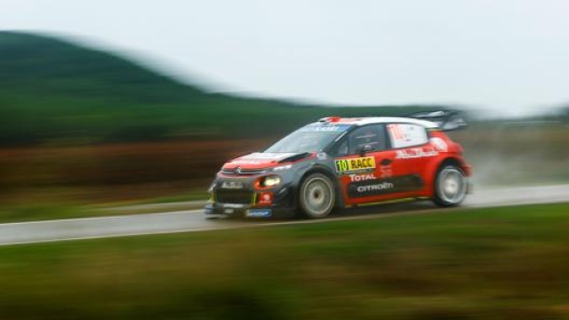 Loeb nel Rally Catalunya 2018. Afp