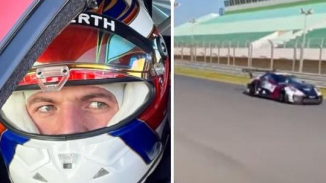 Max Verstappen, 24 anni, si è messo al volante di una Porsche sul circuito di Estoril per un test