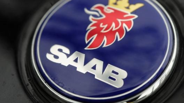 Il caratteristico logo di Saab