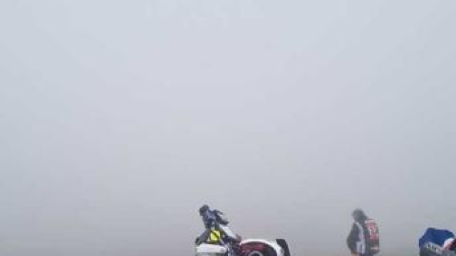 La nebbia ha condizionato la partenza della gara