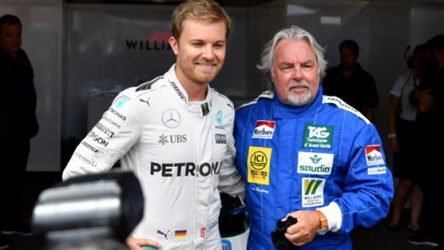 Nico e Keke Rosberg, campioni F1 nel 2016 e 1982. Afp