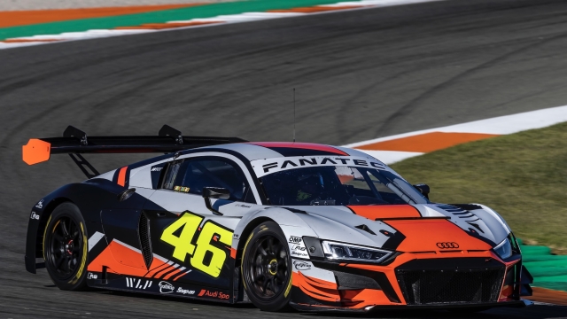 L'Audi R8 LMS GT3 (Team WRT) di  Valentino Rossi