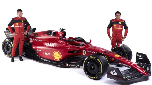 Charles Leclerc e Carlos Sainz Ferrari F1-75