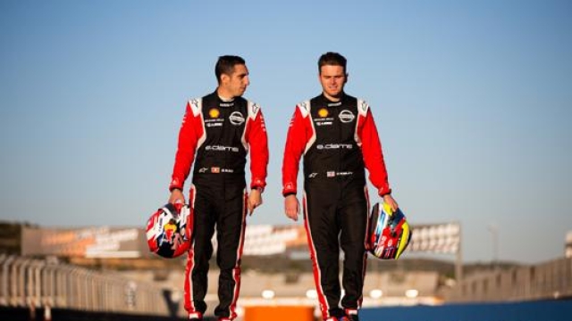 Sébastien Buemi e Oliver Rowland, piloti Nissan e.dams in Formula E