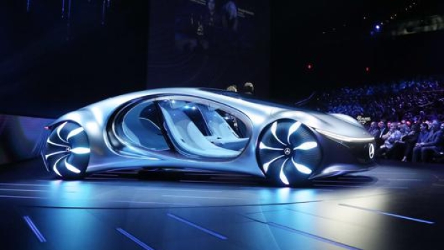 La Mercedes Vision Avtr concept svelata a Las Vegas. Afp