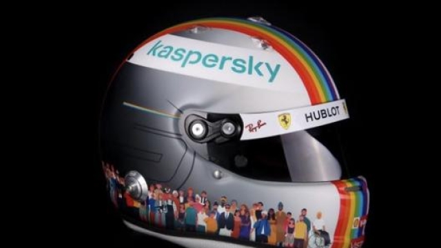 Il casco scelto da Sebastian Vettel per il GP di Turchia