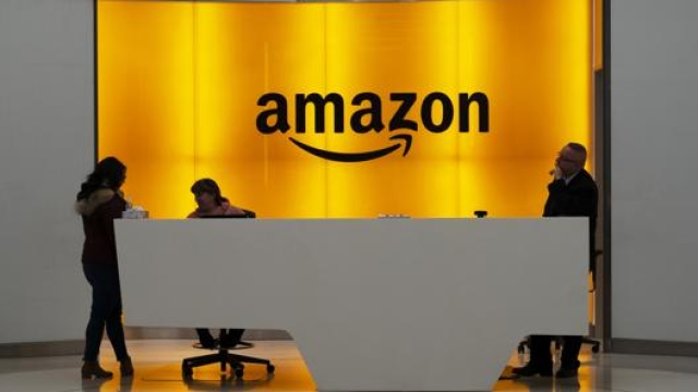Gli uffici di Amazon a New York. Ap