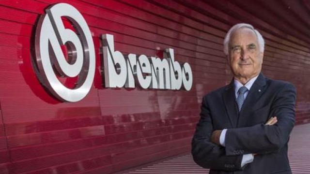 Il presidente del gruppo Brembo Alberto Bombassei