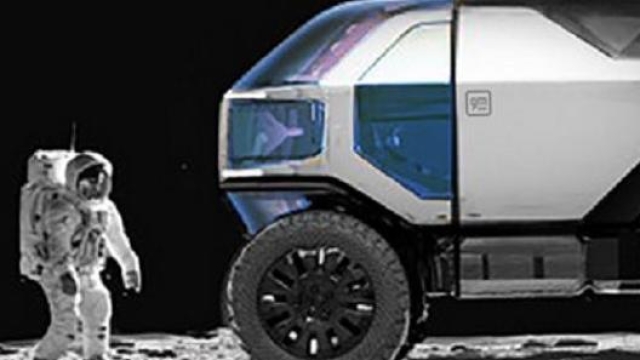 La simulazione del Lunar Terain Vehicle di GM