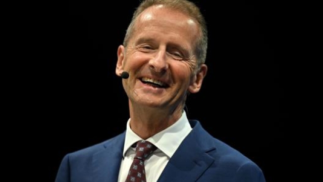 Herbert Diess è alla guida del gruppo Volkswagen dal 2018. Epa