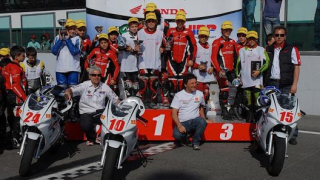 Honda Italia Racing Project, premiazione a fine gara