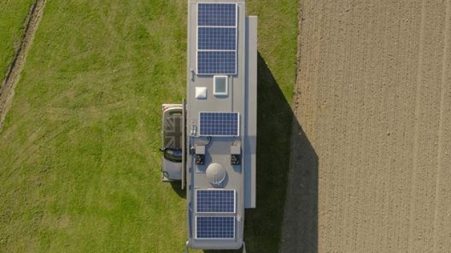 I pannelli solari posizionati sul tetto
