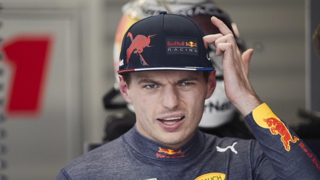 epa09779286 Dutch Formula One driver Max Verstappen of Red Bull during the pre-season running sessions held at the Circuit de Barcelona-Catalunya racetrack in Montmelo outside Barcelona, Spain, 23 February 2022.  EPA/Alejandro GarcÃ­a