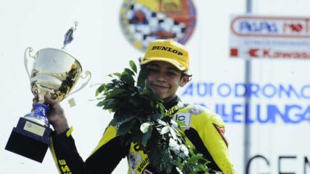 Nel 1995 Valentino Rossi vince il Campionato Italiano della classe 125