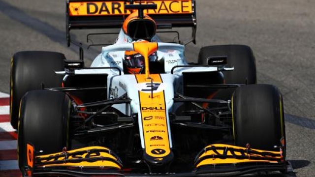 Daniel Ricciardo, 31 anni, in azione con la McLaren a Monaco. Getty